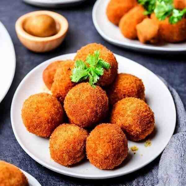 Картофельные шарики с мясом